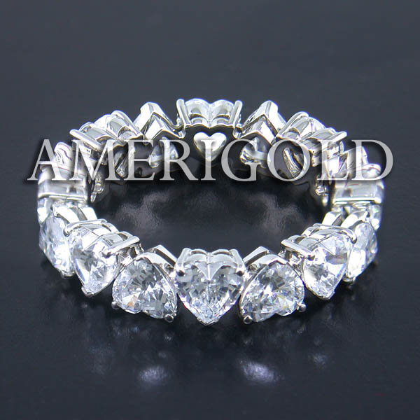 Eternity Band with Heart-shape Diamond