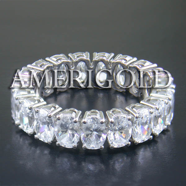 Oval Eternity Band