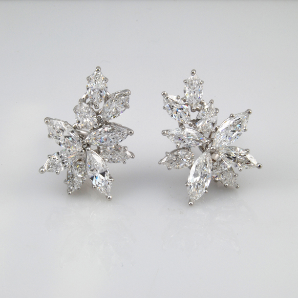 Custom Jewelry Design Diamond Earring 