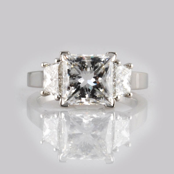 Princess Diamond Engagement Ring